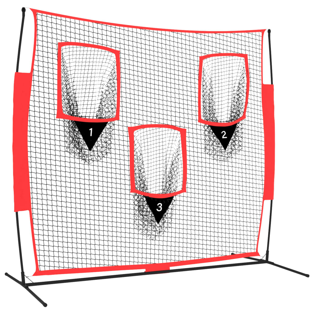 vidaXL Portable Baseball Net w/ Three Strike Zones – Image 2 of 5 vidaXL Portable Baseball Net w/ Three Strike Zones - Image 2 of 5