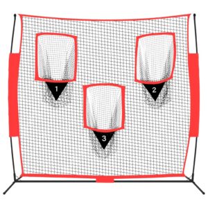 vidaXL Portable Baseball Net w/ Three Strike Zones - Image 3 of 5