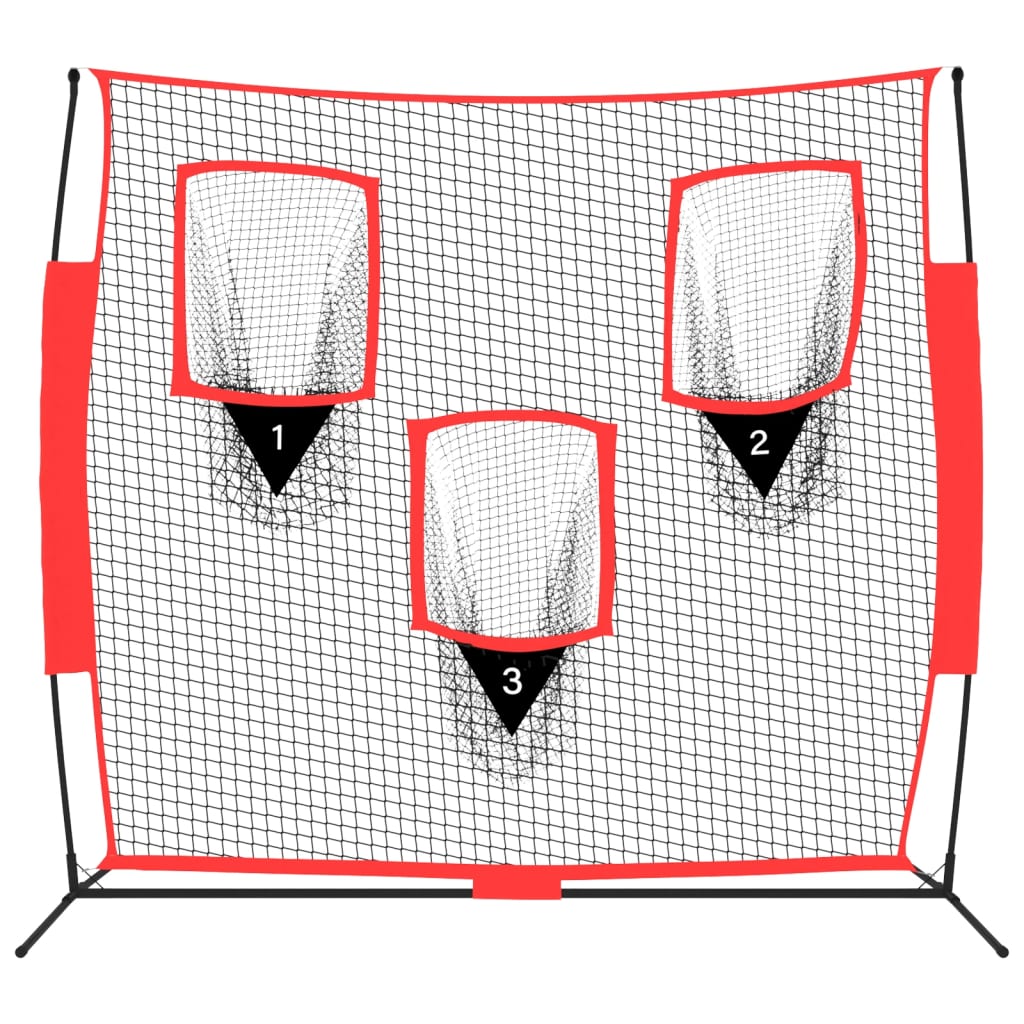 vidaXL Portable Baseball Net w/ Three Strike Zones – Image 3 of 5 vidaXL Portable Baseball Net w/ Three Strike Zones - Image 3 of 5