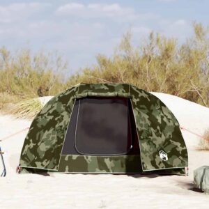 vidaXL Fishing Tent 3-Person Camouflage vidaXL 3-Person Fishing Tent, Camouflage - Image 3 of 4