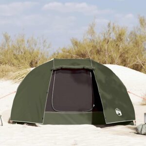 vidaXL Fishing Tent 5 Person Olive Green vidaXL 5-Person Fishing Tent, Olive Green - Image 3 of 4