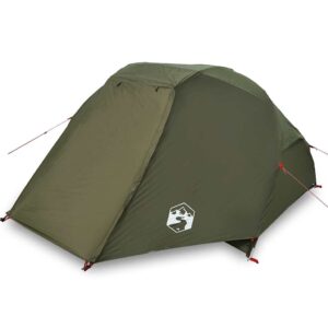 vidaXL Fishing Tent 3 Person Olive Green vidaXL 3-Person Fishing Tent, Olive Green - Image 2 of 4