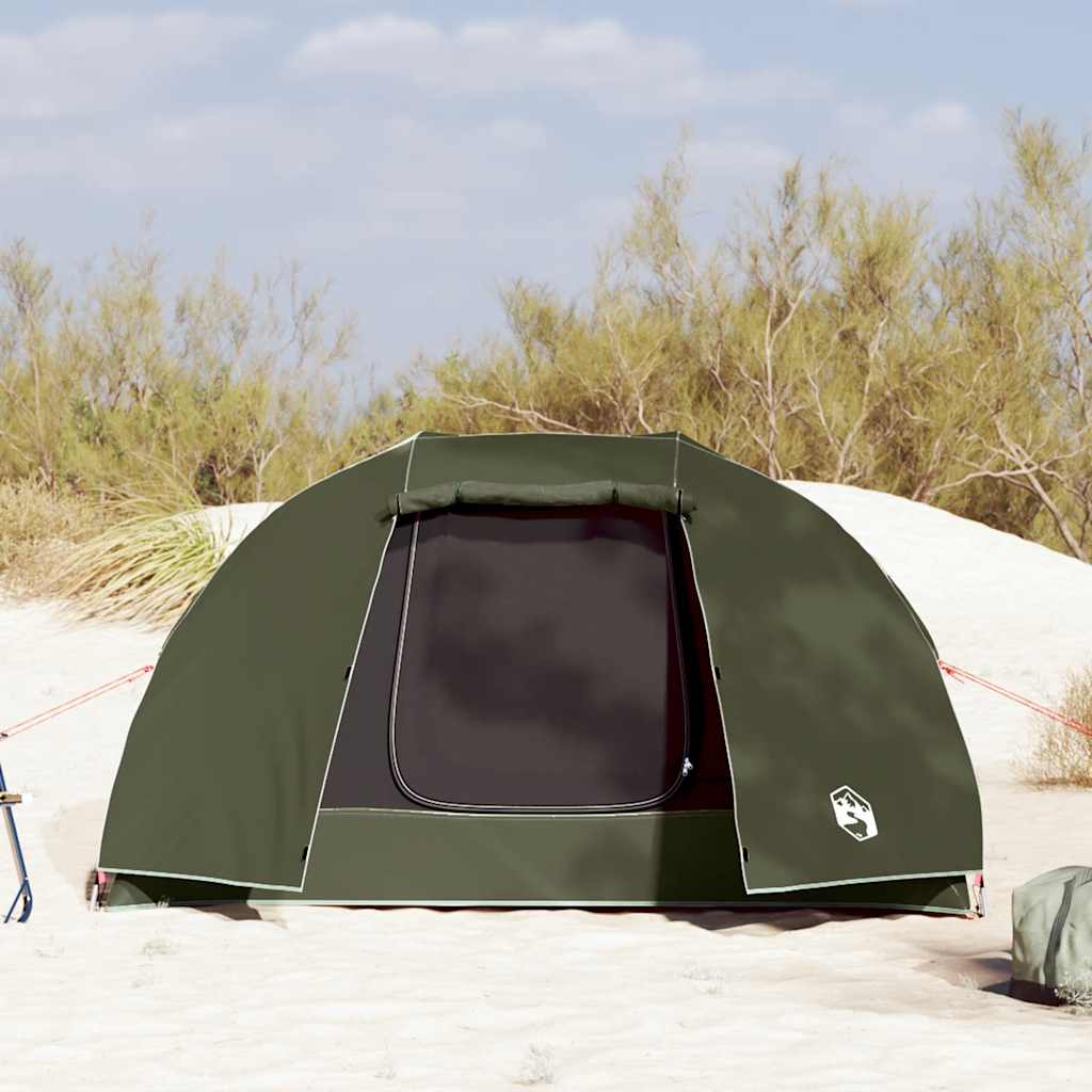 vidaXL 3-Person Fishing Tent, Olive Green – Image 3 of 4 vidaXL 3-Person Fishing Tent, Olive Green - Image 3 of 4