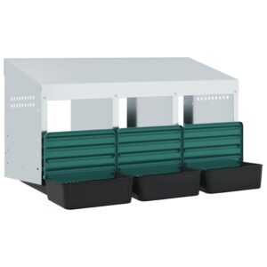 vidaXL Chicken Nesting Box 3 Compartments - Image 4 of 5