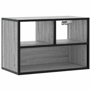 vidaXL TV Cabinet Grey Sonoma 60x31x39.5cm vidaXL TV Cabinet Grey Sonoma 60x31x39.5cm - Image 2 of 5