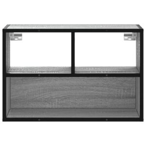 vidaXL TV Cabinet Grey Sonoma 60x31x39.5cm vidaXL TV Cabinet Grey Sonoma 60x31x39.5cm - Image 3 of 5