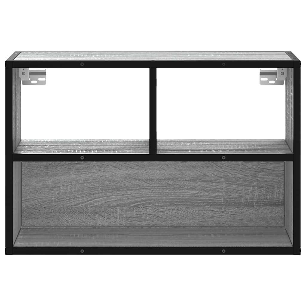 vidaXL TV Cabinet Grey Sonoma 60x31x39.5cm – Image 3 of 5 vidaXL TV Cabinet Grey Sonoma 60x31x39.5cm - Image 3 of 5