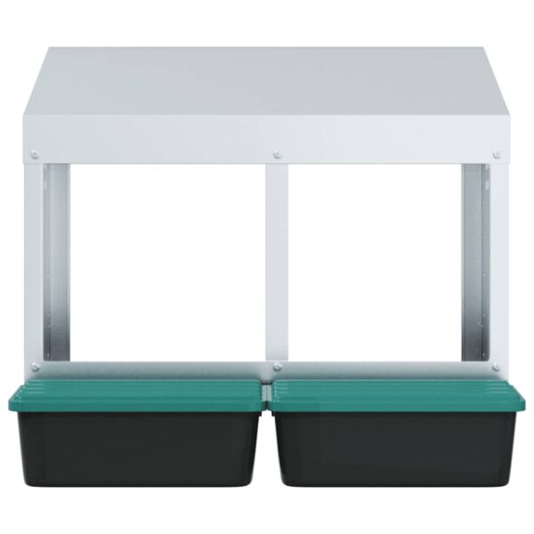 vidaXL Chicken Nesting Box 2 Compartments - Image 5 of 5