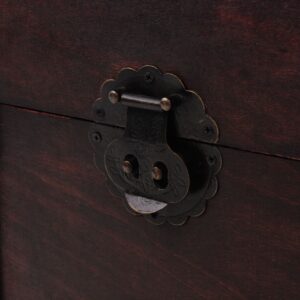 vidaXL Vintage Treasure Chest Wood 66x38x40cm vidaXL Vintage Treasure Chest Wood 66x38x40cm - Image 4 of 5