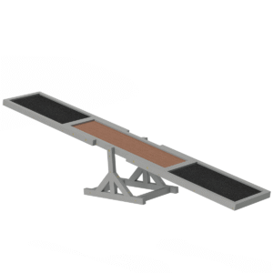 PawHut Wooden Pet Seesaw for Big Dogs PawHut Wooden Seesaw for Big Dogs - Image 8 of 8
