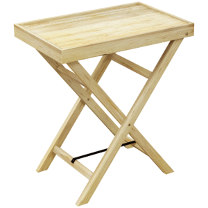 Outsunny Wooden Outdoor Table Natural - Image 7 of 8