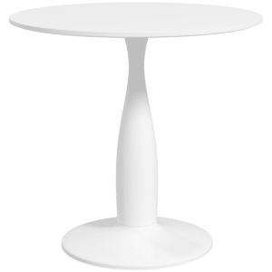Homcom Round Dining Table w/ Steel Base - Image 8 of 8