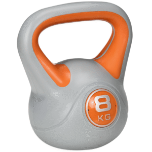 Sportnow 8kg Kettle Bell w/ Handle, Orange - Image 1 of 1