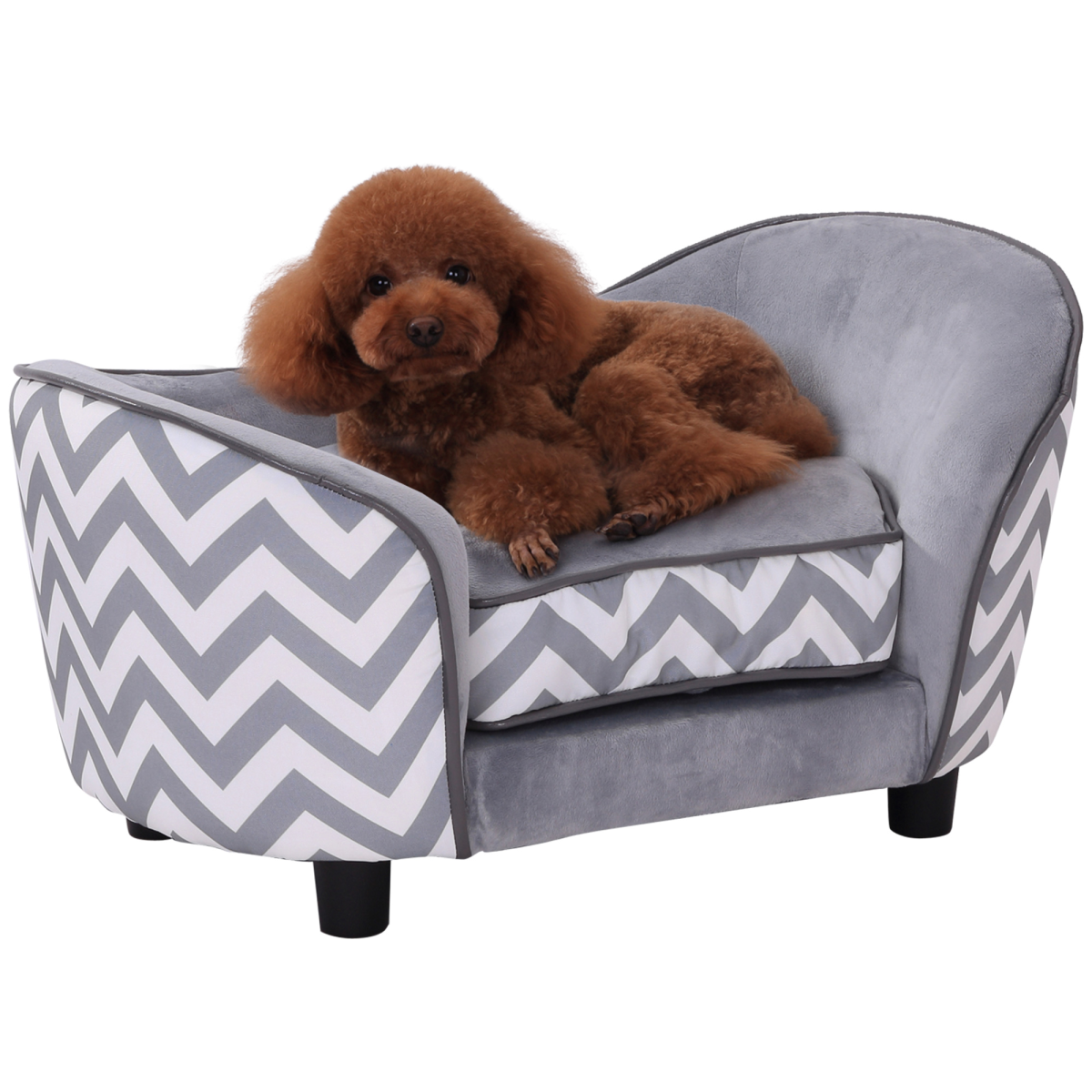 PawHut Dog Sofa Couch for XS Dogs – Image 8 of 8 PawHut Dog Sofa Couch for XS Dogs - Image 8 of 8