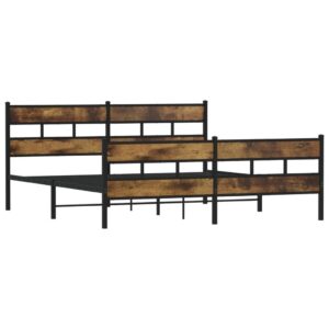 vidaXL Metal Bed Frame Super King without Mattress - Image 3 of 5