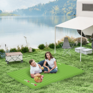 Outsunny Inflatable Camping Bed w/ Mattress - Image 1 of 7