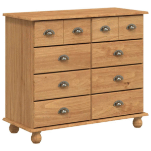 vidaXL Chest of Drawer 91x40x79cm Pine wood vidaXL Chest of Drawer 91x40x79cm Pine wood - Image 2 of 5