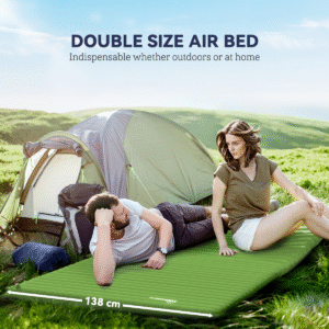 Outsunny Inflatable Camping Bed with Mattress Outsunny Inflatable Camping Bed w/ Mattress - Image 3 of 7