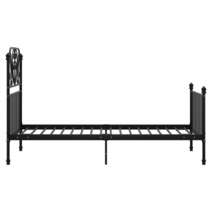 vidaXL Bed Frame Powder Coated Metal vidaXL Metal Bed Frame Powder Coated - Image 4 of 5