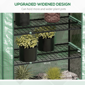 Outsunny Widened Mini Greenhouse 5 Tier Outsunny Widened Mini Greenhouse 5 Tier - Image 3 of 8