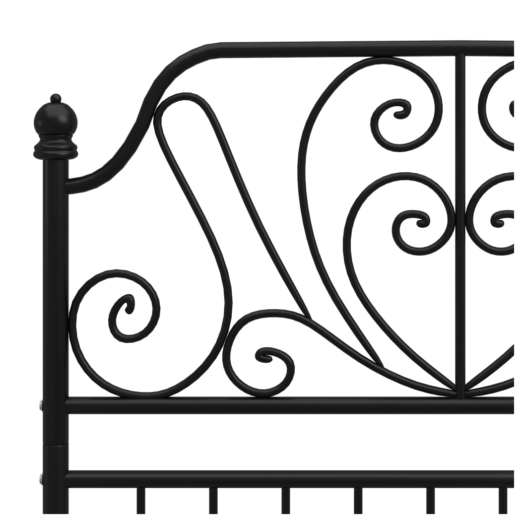 vidaXL Metal Bed Frame Powder Coated – Image 5 of 5 vidaXL Metal Bed Frame Powder Coated - Image 5 of 5