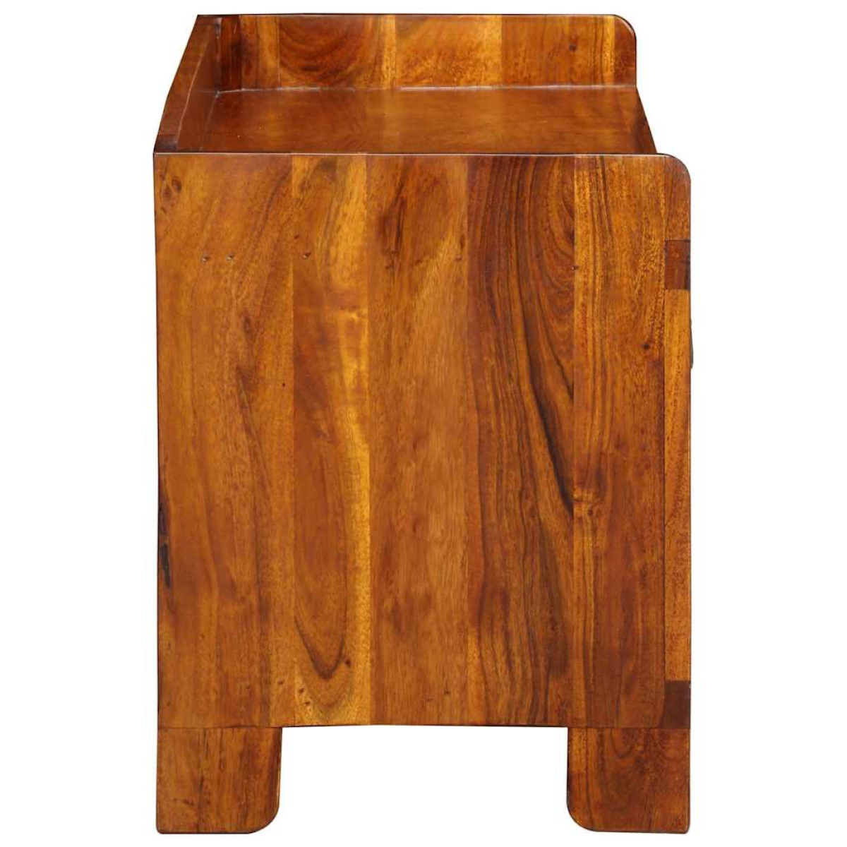 vidaXL Shoe Bench Multicoloured Acacia wood – Image 4 of 4 vidaXL Shoe Bench Multicoloured Acacia wood - Image 4 of 4