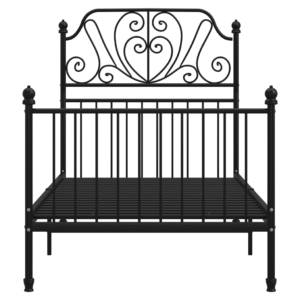 vidaXL Bed Frame Powder Coated Metal vidaXL Metal Bed Frame Powder Coated - Image 3 of 5