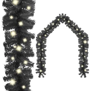 vidaXL Christmas Garland w/ LED Lights - Image 1 of 5