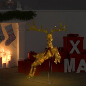 vidaXL Flying Reindeer Decoration w/120 LEDs - Image 1 of 5