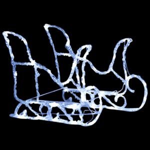 vidaXL Reindeers & Sleigh 240 LEDs Acrylic - Image 5 of 5