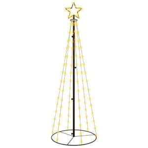 vidaXL Christmas Cone Tree 108 LEDs - Image 2 of 5