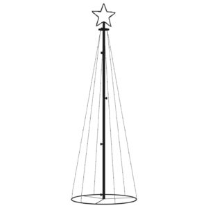 vidaXL Christmas Cone Tree 108 LEDs - Image 3 of 5