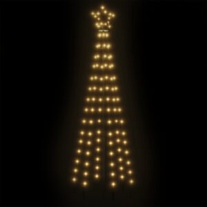 vidaXL Christmas Cone Tree 108 LEDs - Image 4 of 5