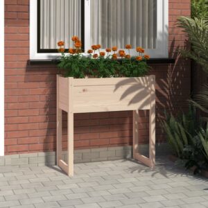 vidaXL Planter 78x40x81cm Solid Pine Wood - Image 1 of 5