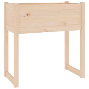 vidaXL Planter 78x40x81cm Solid Pine Wood vidaXL Planter 78x40x81cm Solid Pine Wood - Image 2 of 5