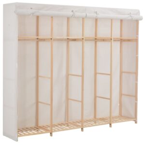 vidaXL Fabric Wardrobe 200x40x170cm - Image 1 of 5