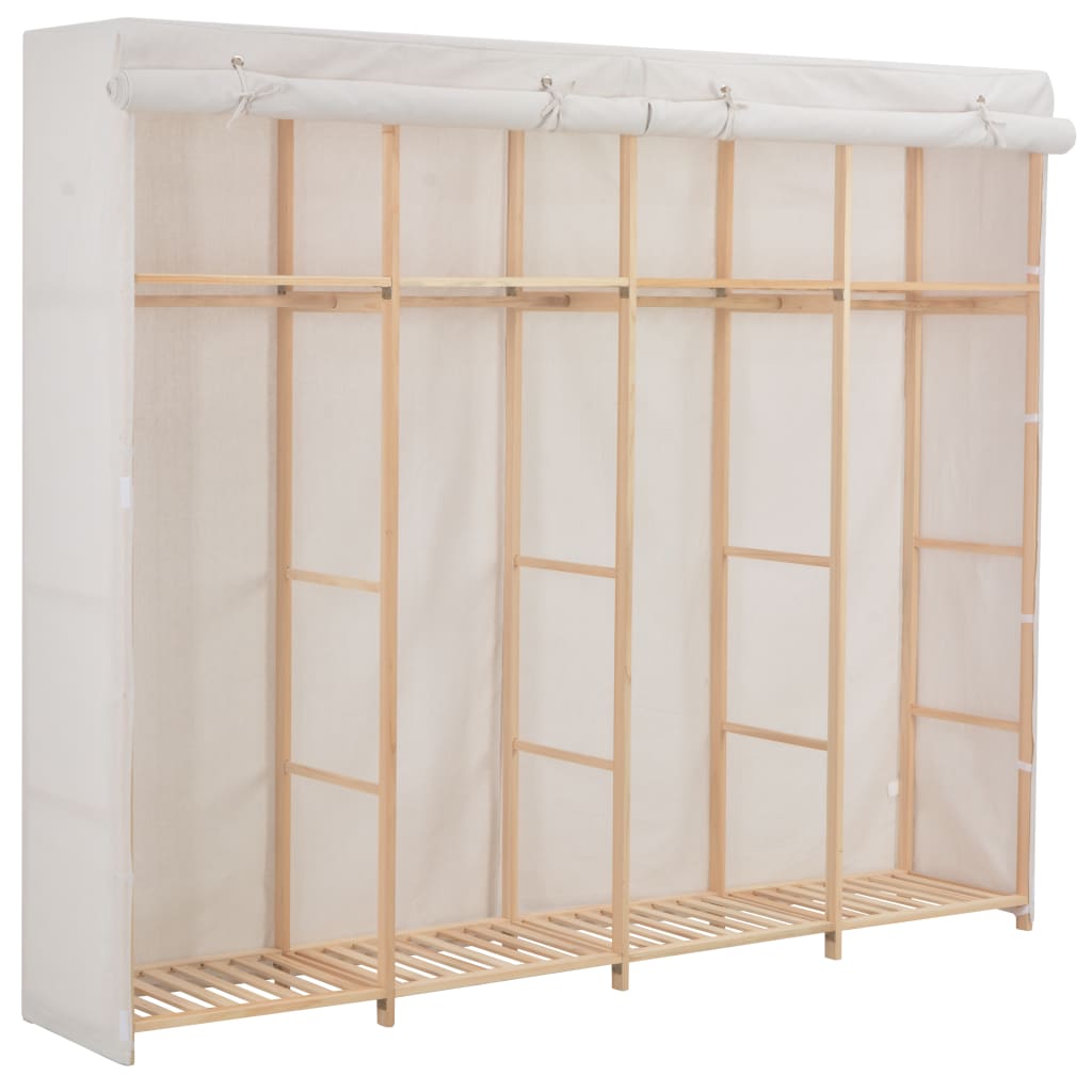 vidaXL Fabric Wardrobe 200x40x170cm - Image 1 of 5 vidaXL Fabric Wardrobe 200x40x170cm - Image 1 of 5