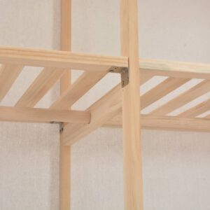 vidaXL Wardrobe 200x40x170cm Fabric vidaXL Fabric Wardrobe 200x40x170cm - Image 4 of 5