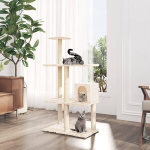 vidaXL Cat Tree w/ Sisal Scratching Posts – Image 1 of 5