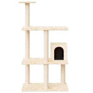 vidaXL Cat Tree w/ Sisal Scratching Posts – Image 3 of 5