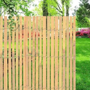Bamboo Slatted Fence 1.5m X 4m - Image 1 of 7
