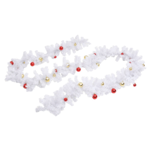 vidaXL Christmas Garland Decorated w/ Baubles – Image 4 of 5