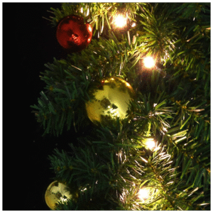 vidaXL Christmas Garland w/ Baubles & LED Lights - Image 5 of 5