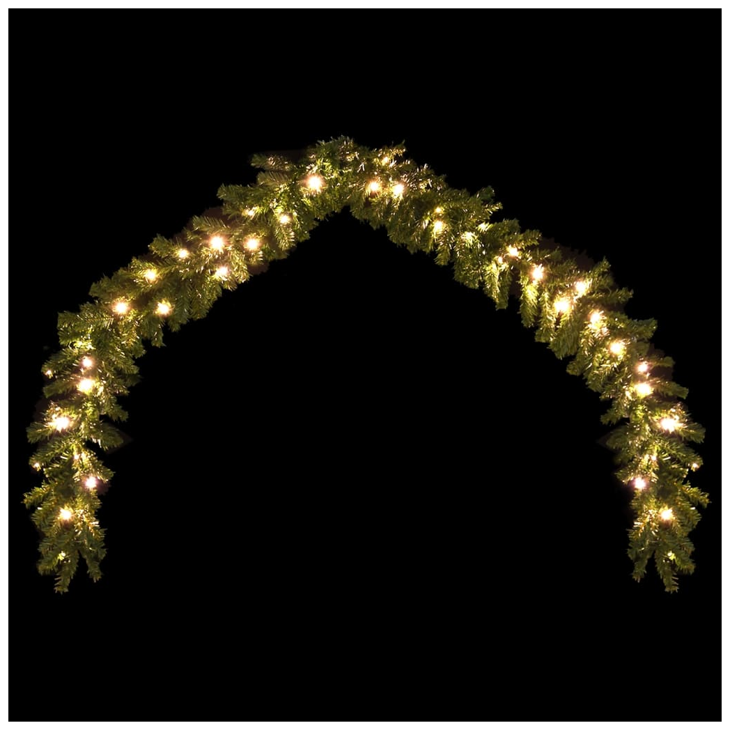 vidaXL Christmas Garland w/ LED Lights – Image 3 of 5 vidaXL Christmas Garland w/ LED Lights - Image 3 of 5