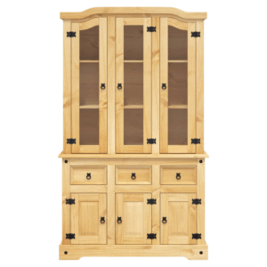 vidaXL Highboard Solid Mexican Pine Wood - Image 3 of 5