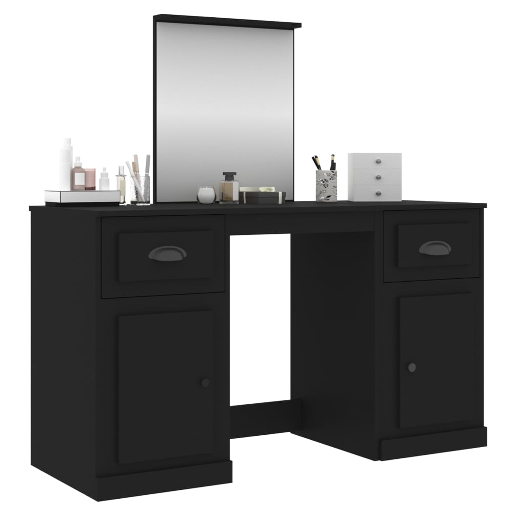 vidaXL Dressing Table w/ Mirror – Image 4 of 5 vidaXL Dressing Table w/ Mirror - Image 4 of 5