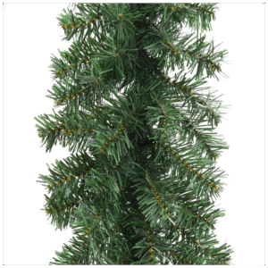 vidaXL Christmas Garland w/ LED Lights vidaXL Christmas Garland w/ LED Lights - Image 4 of 5