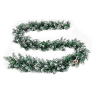 vidaXL Christmas Garland w/ LED Lights - Image 4 of 5