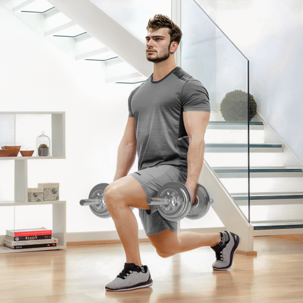 Sportnow 2-in-1 Barbell & Dumbbell Set 20kg - Image 1 of 7