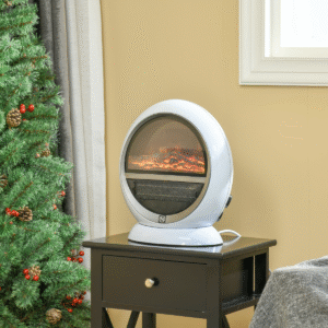 Homcom Freestanding Electric Fireplace Flame Effect - Image 1 of 8
